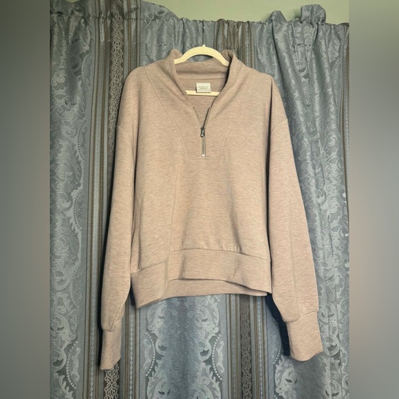 Varley Davidson Sweatshirt Taupe - Picture 5 of 8